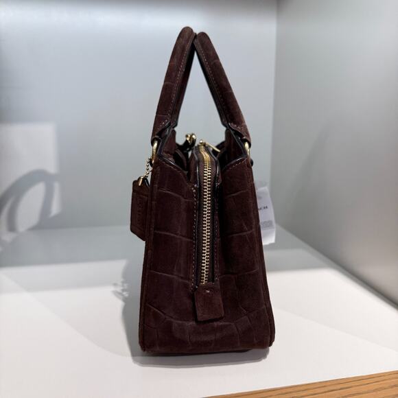 Last 1 ‼️Coach Savannah Small Carryall Bag CCC73 Maple - Picture 2 of 13